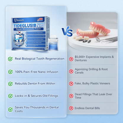 🦷𝐆𝐥𝐢𝐦𝐦𝐞𝐫𝐥𝐲® 𝐓𝐢𝐝𝐞𝐠𝐥𝐮𝐬𝐢𝐛 𝐓𝐨𝐨𝐭𝐡 & 𝐆𝐮𝐦 𝐑𝐞𝐩𝐚𝐢𝐫 𝐌𝐢𝐜𝐫𝐨𝐧𝐞𝐞𝐝𝐥𝐞 𝐏𝐚𝐭𝐜𝐡  | 𝐀𝐝𝐯𝐚𝐧𝐜𝐞𝐝 𝐒𝐭𝐞𝐦-𝐂𝐞𝐥𝐥 𝐀𝐜𝐭𝐢𝐯𝐚𝐭𝐢𝐨𝐧 𝐓𝐞𝐞𝐭𝐡 𝐒𝐭𝐫𝐢𝐩𝐬(🦷𝐑𝐞𝐛𝐮𝐢𝐥𝐝 𝐄𝐧𝐚𝐦𝐞𝐥 & 𝐃𝐞𝐧𝐭𝐢𝐧 • 𝐒𝐭𝐫𝐞𝐧𝐠𝐭𝐡𝐞𝐧 𝐆𝐮𝐦𝐬 • 𝐄𝐫𝐚𝐝𝐢𝐜𝐚𝐭𝐞 𝐓𝐚𝐫𝐭𝐚𝐫 & 𝐎𝐝𝐨𝐫 • 𝐒𝐭𝐨𝐩 𝐓𝐨𝐨𝐭𝐡 𝐒𝐞𝐧𝐬𝐢𝐭𝐢𝐯𝐢𝐭𝐲) 3.0