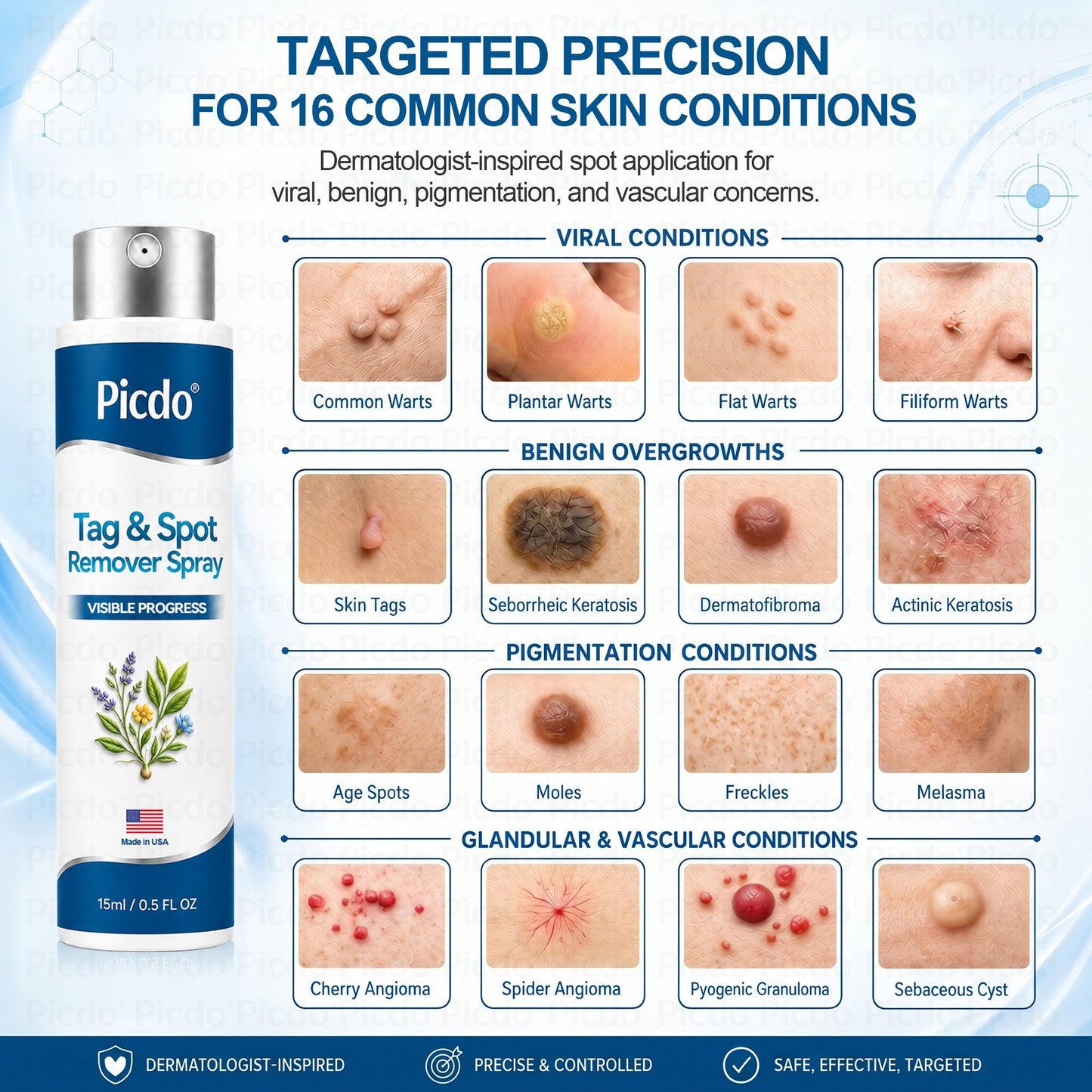 𝐏𝑖𝐜𝐝𝑜® 7-𝐷𝑎𝑦 𝑇𝑎𝑔 & 𝑆𝑝𝑜𝑡 𝑅𝑒𝑚𝑜𝑣𝑒𝑟 𝑆𝑝𝑟𝑎𝑦(Zero Pain, Zero 𝐒𝐜𝐚𝒓𝒔 Precision Spray)🚀