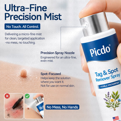 𝐏𝑖𝐜𝐝𝑜® 7-𝐷𝑎𝑦 𝑇𝑎𝑔 & 𝑆𝑝𝑜𝑡 𝑅𝑒𝑚𝑜𝑣𝑒𝑟 𝑆𝑝𝑟𝑎𝑦(Zero Pain, Zero 𝐒𝐜𝐚𝒓𝒔 Precision Spray)🚀