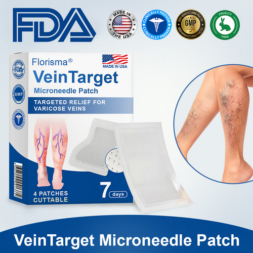 🇺🇸👨‍⚕️✅✅𝑭𝑳𝑶𝑹𝑰𝑺𝑴𝑨® VeinTarget Microneedle Patch⚡Instant Relief, Long-Term Results