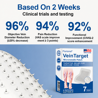 🇺🇸👨‍⚕️✅✅𝑭𝑳𝑶𝑹𝑰𝑺𝑴𝑨® VeinTarget Microneedle Patch⚡Instant Relief, Long-Term Results