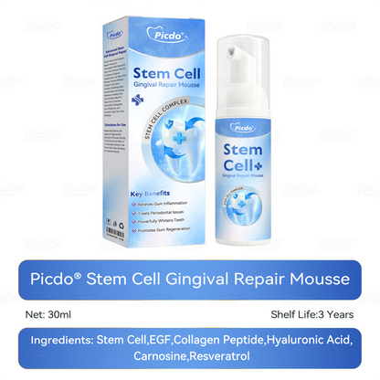 ✨🎇𝑃𝑖𝑐𝑑𝑜® 𝑆𝑡𝑒𝑚 𝐶𝑒𝑙𝑙 𝐺𝑖𝑛𝑔𝑖𝑣𝑎𝑙 𝑅𝑒𝑝𝑎𝑖𝑟 𝑀𝑜𝑢𝑠𝑠𝑒(🦷Promote Tooth Regrowth • Remove Tartar • Strengthen Gums • Deep Clean & Freshen Breath)🌵
