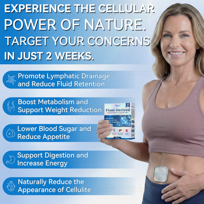 𝑭𝒍𝒐𝒓𝒊𝒔𝒎𝒂® 𝑷𝑳𝑨𝑵𝑻-𝑫𝑬𝑹𝑰𝑽𝑬𝑫 𝑪𝒆𝒍𝒍𝒖𝒍𝒂𝒓 𝑺𝒖𝒑𝒑𝒐𝒓𝒕 𝑪𝒐𝒎𝒑𝒍𝒆𝒙 𝑷𝒂𝒕𝒄𝒉(Plant energy helps reduce weight by improving the body's lymphatic system)🩹