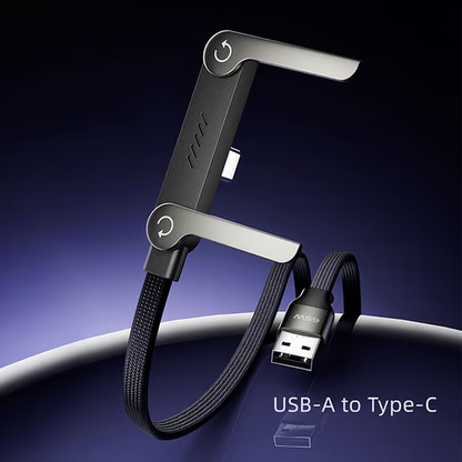 ⏰HOT SALE🎁Invisible Holder Charger Cable with Stand, 240w super fast charging 2-in-1 Fast Charging Cord & Phone Stand