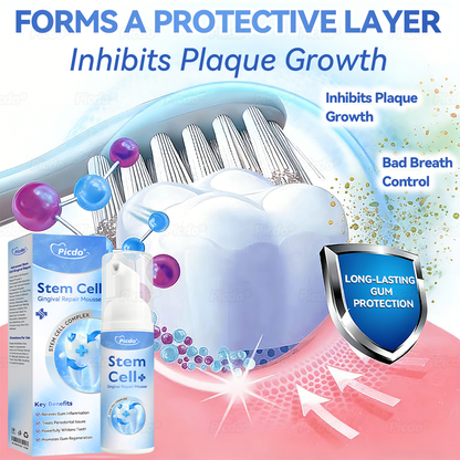 ✨🎇𝑃𝑖𝑐𝑑𝑜® 𝑆𝑡𝑒𝑚 𝐶𝑒𝑙𝑙 𝐺𝑖𝑛𝑔𝑖𝑣𝑎𝑙 𝑅𝑒𝑝𝑎𝑖𝑟 𝑀𝑜𝑢𝑠𝑠𝑒(🦷Promote Tooth Regrowth • Remove Tartar • Strengthen Gums • Deep Clean & Freshen Breath)🌵